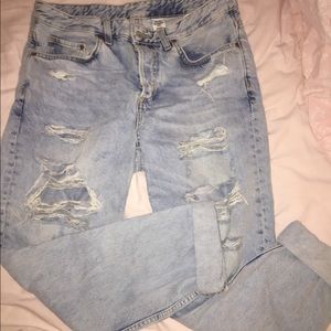 H&M low waist boyfriend jeans